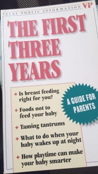 Image of The first three years