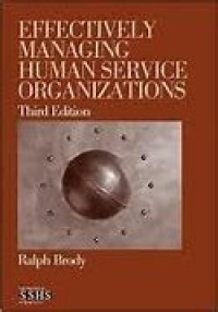 Image of Effectively Managing Human Service Organizations : Third Edition
