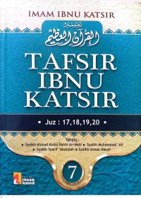 Image of Tafsir Ilmu Katsir : juz 17,18,19,20